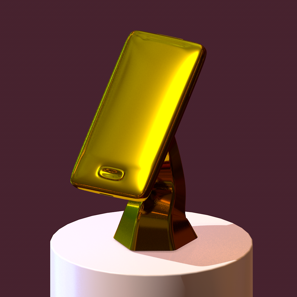 *drum roll* SO, HEEERe's the winner of the Golden Phone Awards. jok